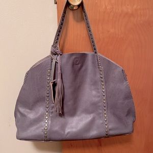 Gray Old Trend genuine leather bag EUC